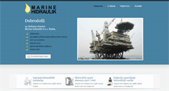 Desktop Screenshot of marine-hidraulik.hr